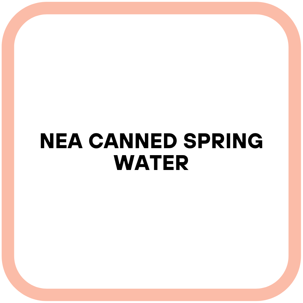 NEA Canned Spring Water