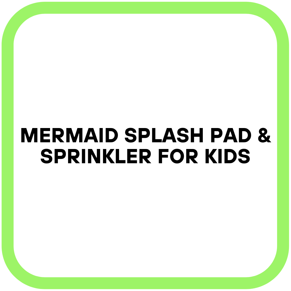 Mermaid Splash Pad & Sprinkler for Kids