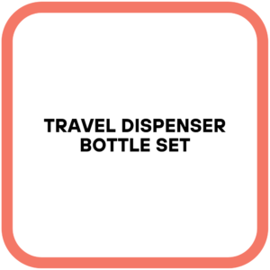 Travel Dispenser Bottle Set