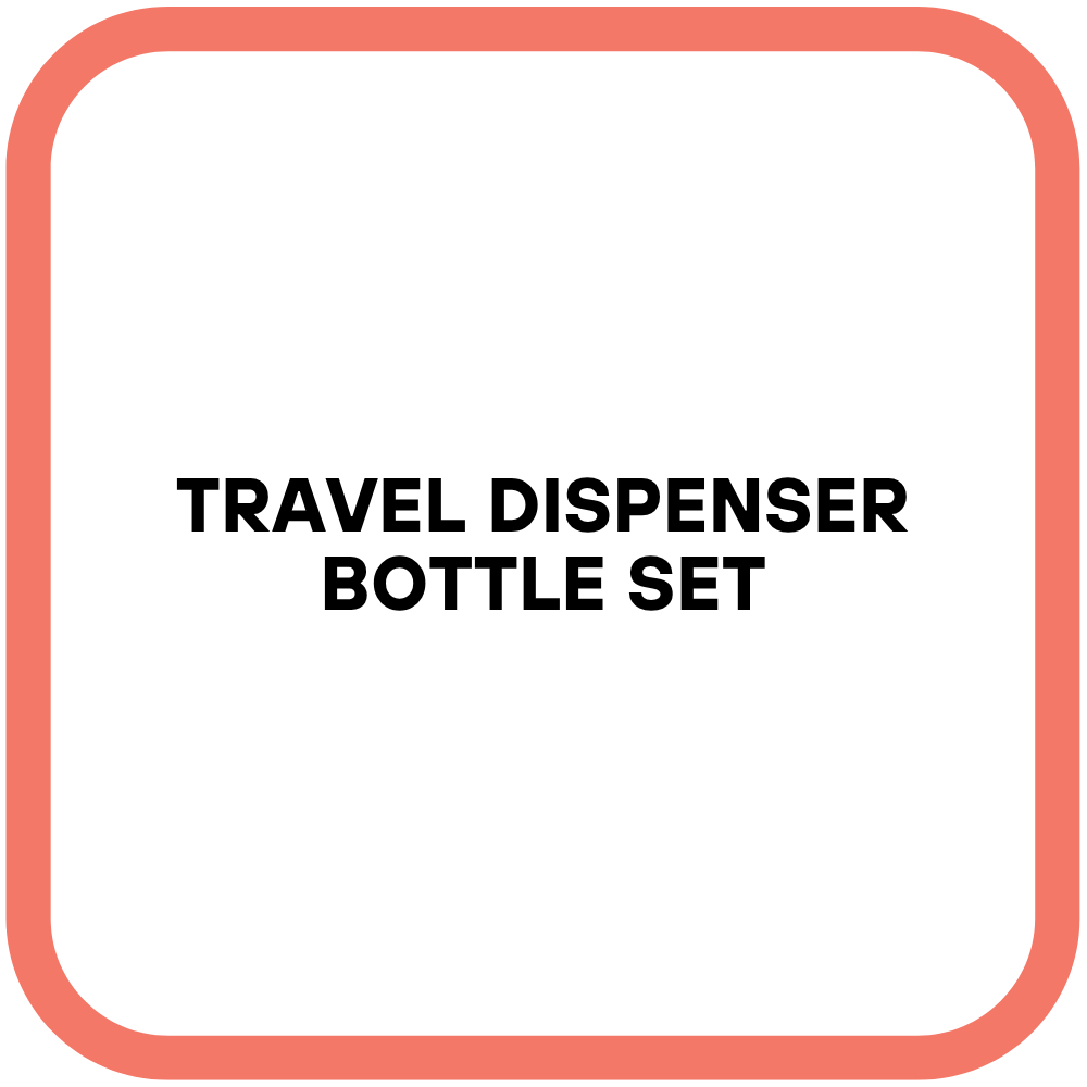 Travel Dispenser Bottle Set