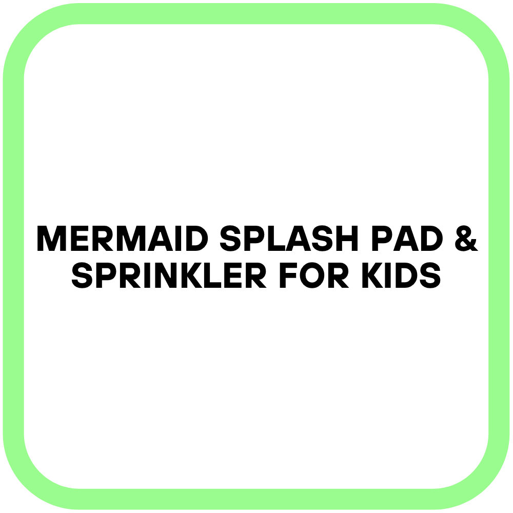 Mermaid Splash Pad & Sprinkler for Kids