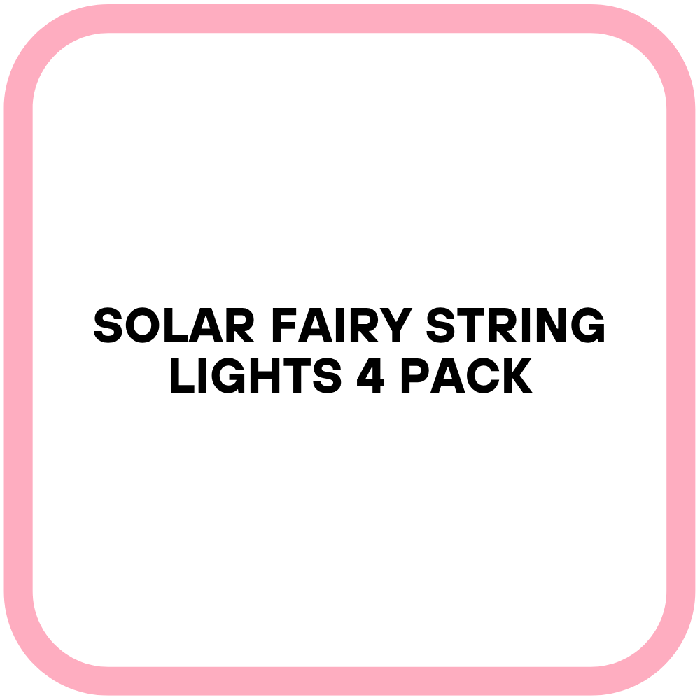 Solar Fairy String Lights 4 Pack