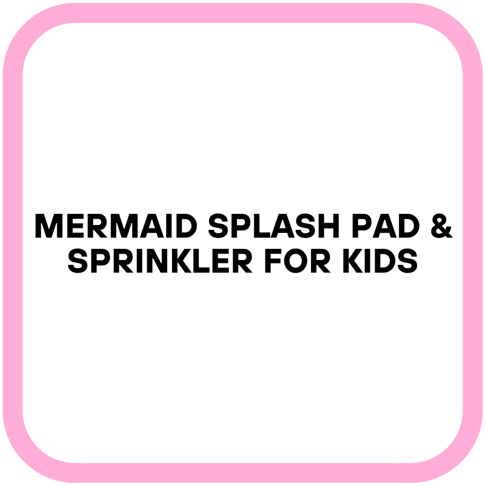 Mermaid Splash Pad & Sprinkler for Kids