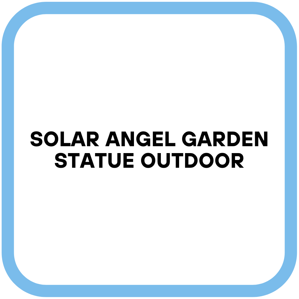 Solar Angel Garden Statue Outdoor