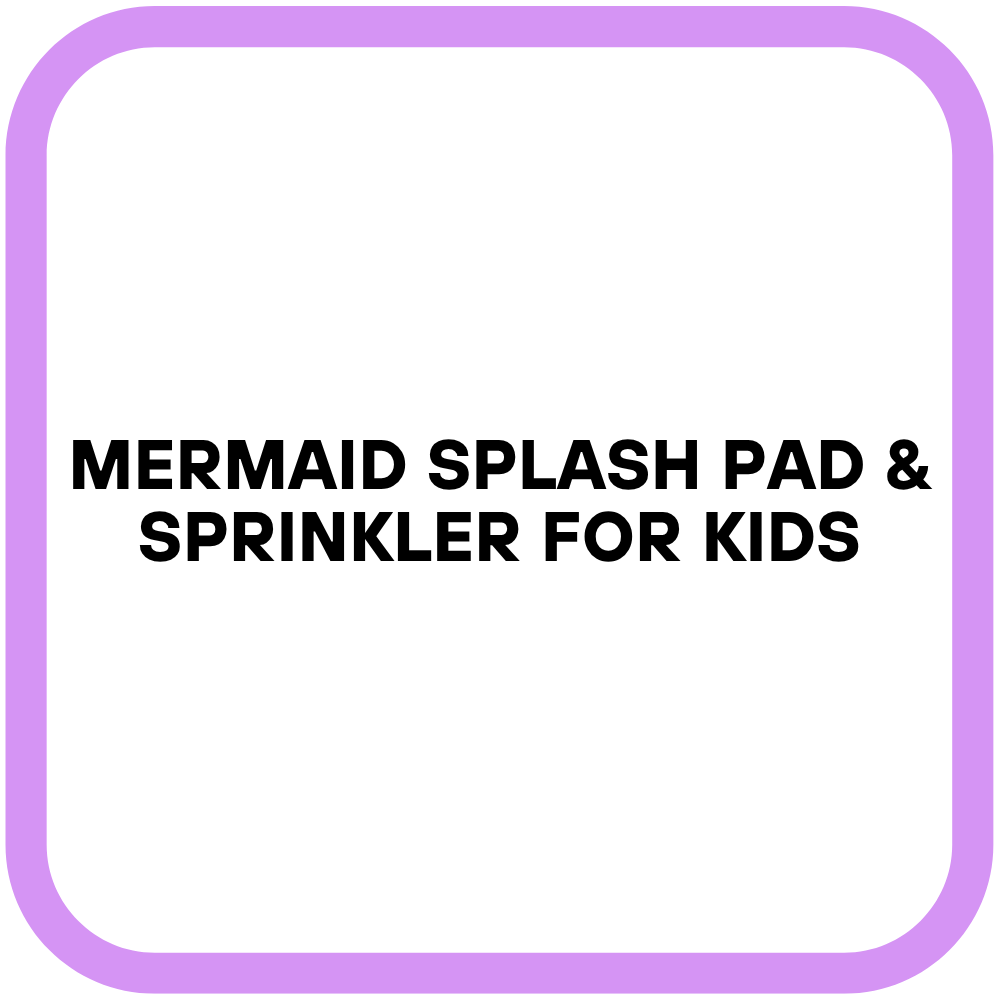 Mermaid Splash Pad & Sprinkler for Kids