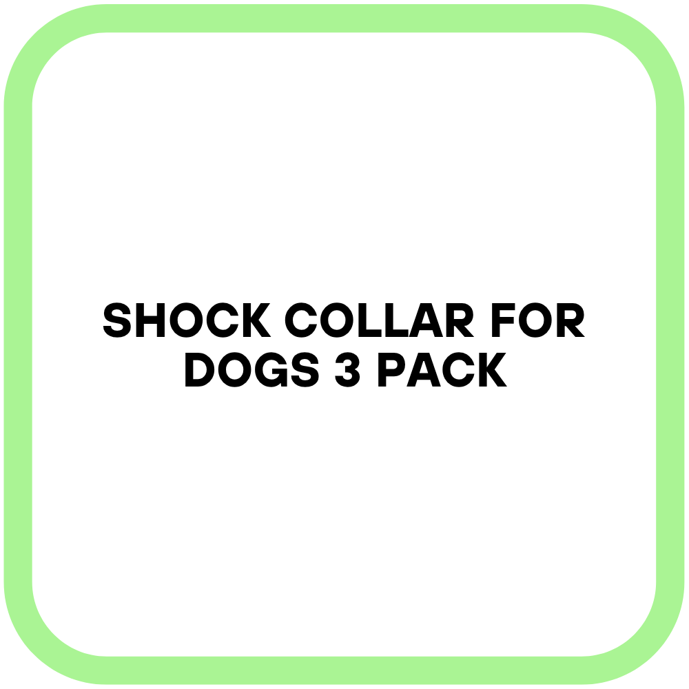 Shock Collar for Dogs 3 Pack