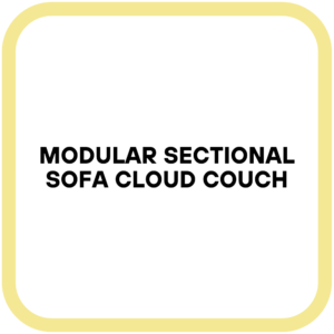Modular Sectional Sofa Cloud Couch