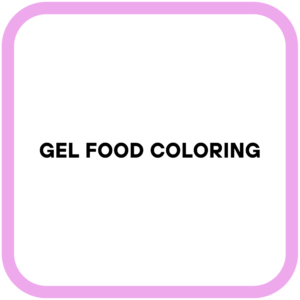 Gel Food Coloring