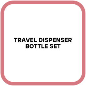 Travel Dispenser Bottle Set