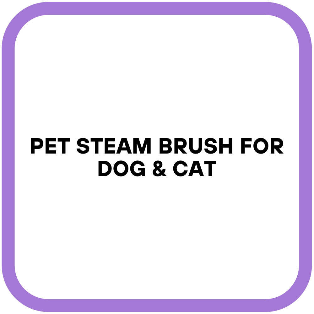 Pet Steam Brush for Dog & Cat