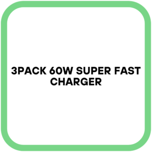 3Pack 60W Super Fast Charger