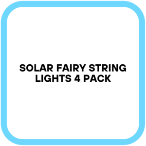 Solar Fairy String Lights 4 Pack