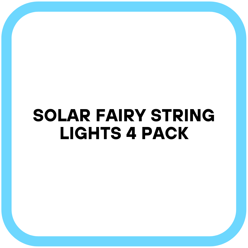 Solar Fairy String Lights 4 Pack