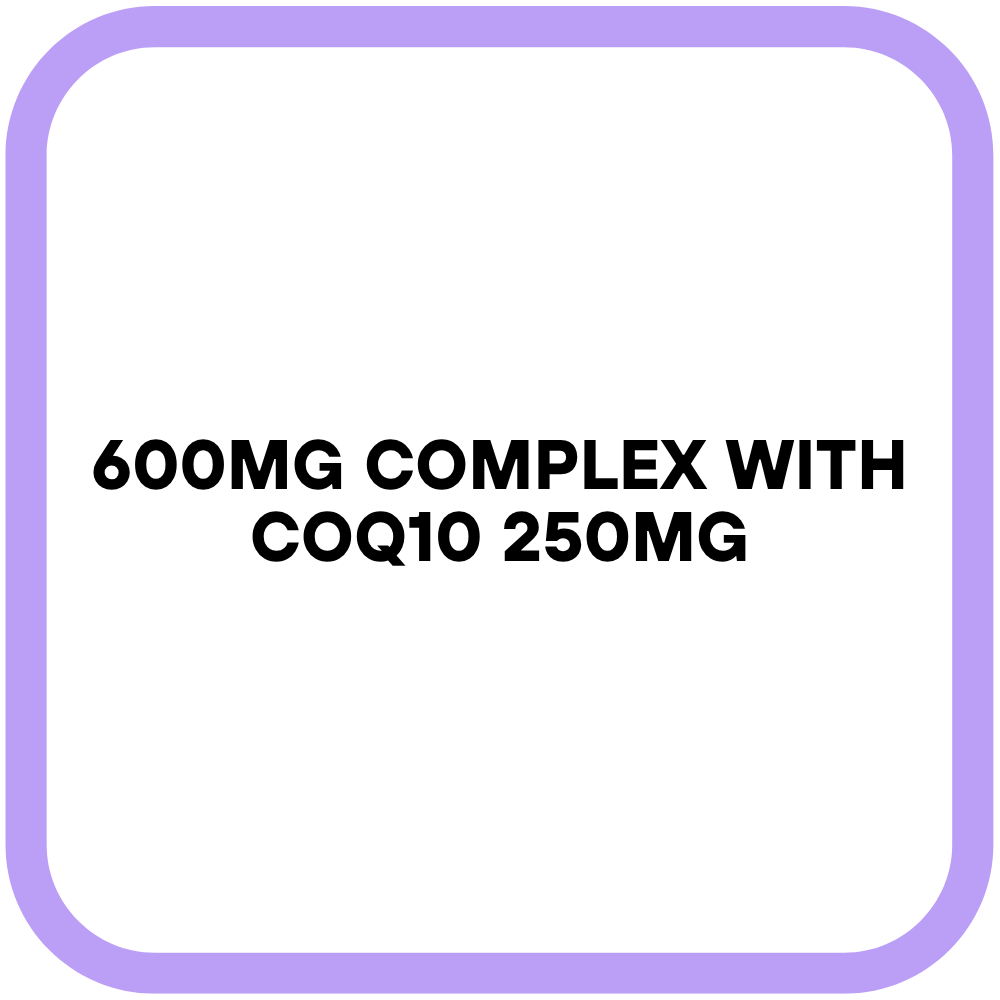 600mg Complex with CoQ10 250mg