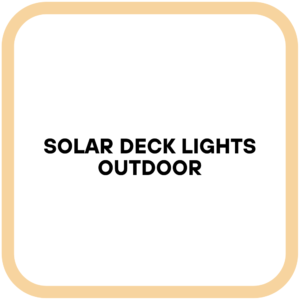 Solar Deck Lights Outdoor