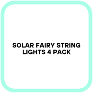 Solar Fairy String Lights 4 Pack