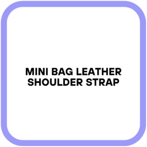 Mini Bag Leather Shoulder Strap