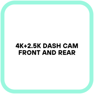 4K+2.5K Dash Cam Front and Rear
