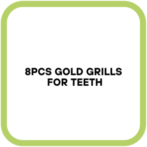 8PCS Gold Grills for Teeth