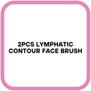 2Pcs Lymphatic Contour Face Brush