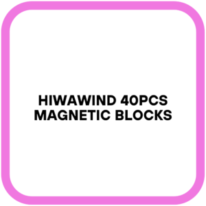 Hiwawind 40pcs Magnetic Blocks