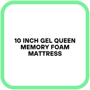 10 Inch Gel Queen Memory Foam Mattress