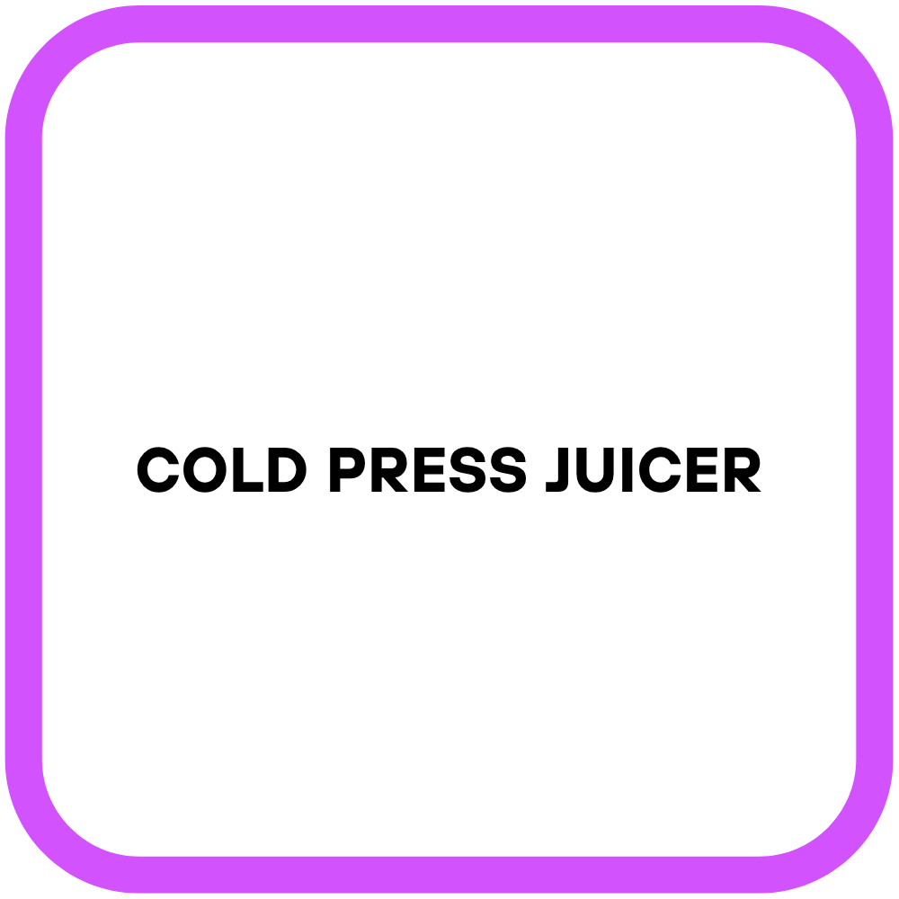 Cold press juicer