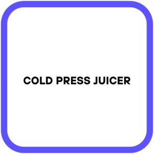 Cold press juicer