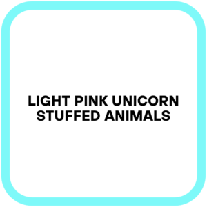 Light Pink Unicorn Stuffed Animals