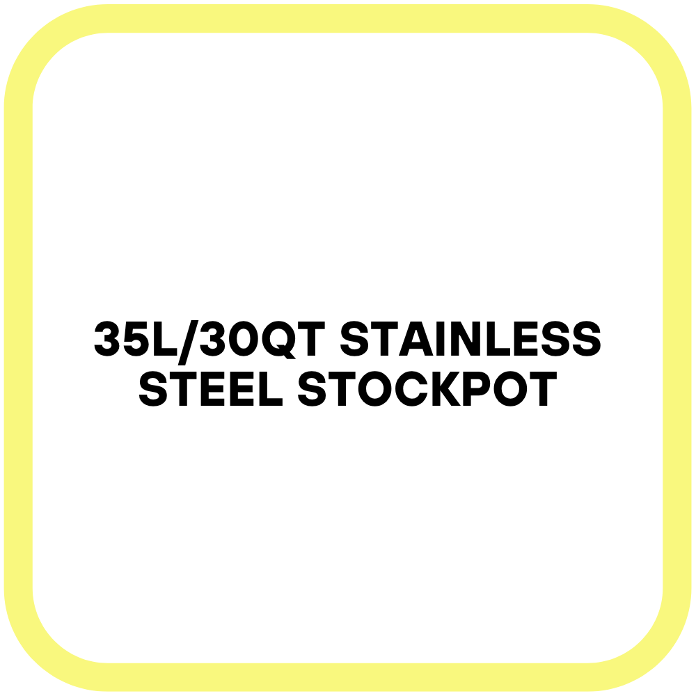 35L/30Qt Stainless Steel Stockpot