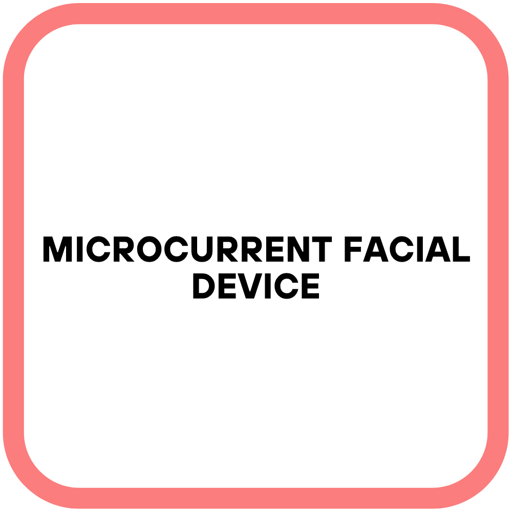 Microcurrent facial device