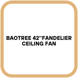 Baotree 42''Fandelier Ceiling Fan