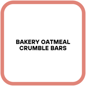 Bakery Oatmeal Crumble Bars