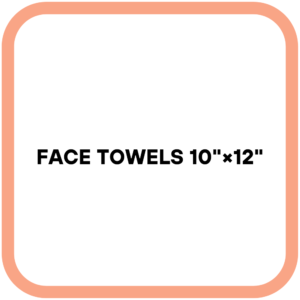Face Towels 10"×12"