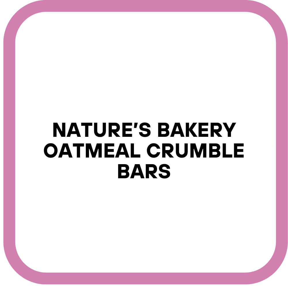 Nature’s Bakery Oatmeal Crumble Bars