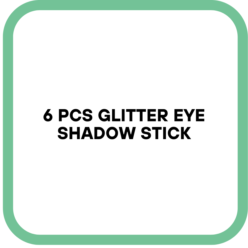 6 Pcs Glitter Eye Shadow Stick
