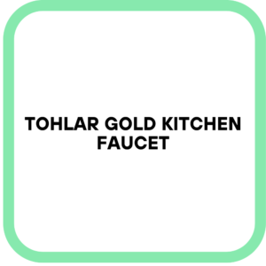 Tohlar Gold Kitchen Faucet
