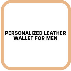 Personalized Leather Wallet for Men