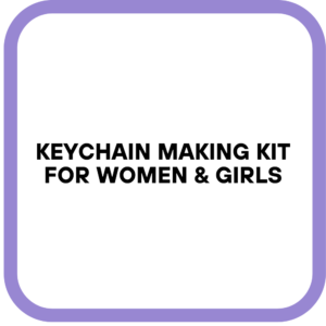 Keychain Making Kit for Women & Girls