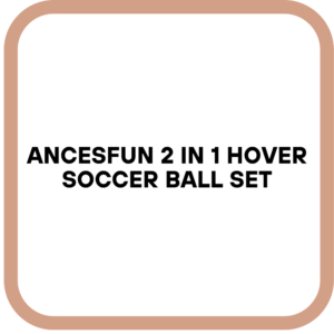 Ancesfun 2 in 1 Hover Soccer Ball Set
