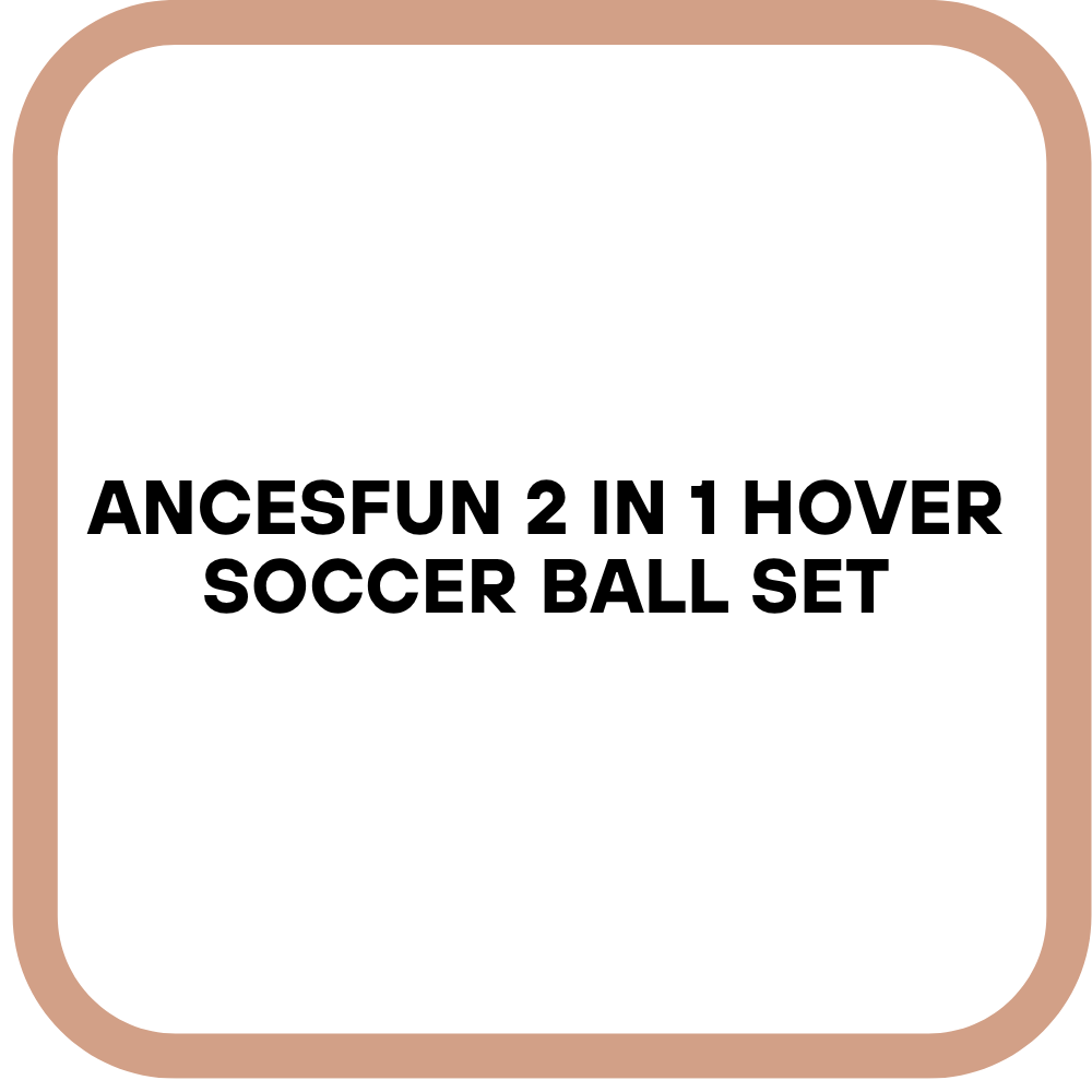 Ancesfun 2 in 1 Hover Soccer Ball Set
