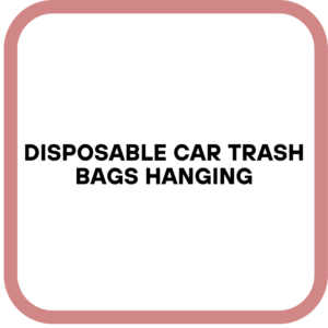 Disposable Car Trash Bags Hanging