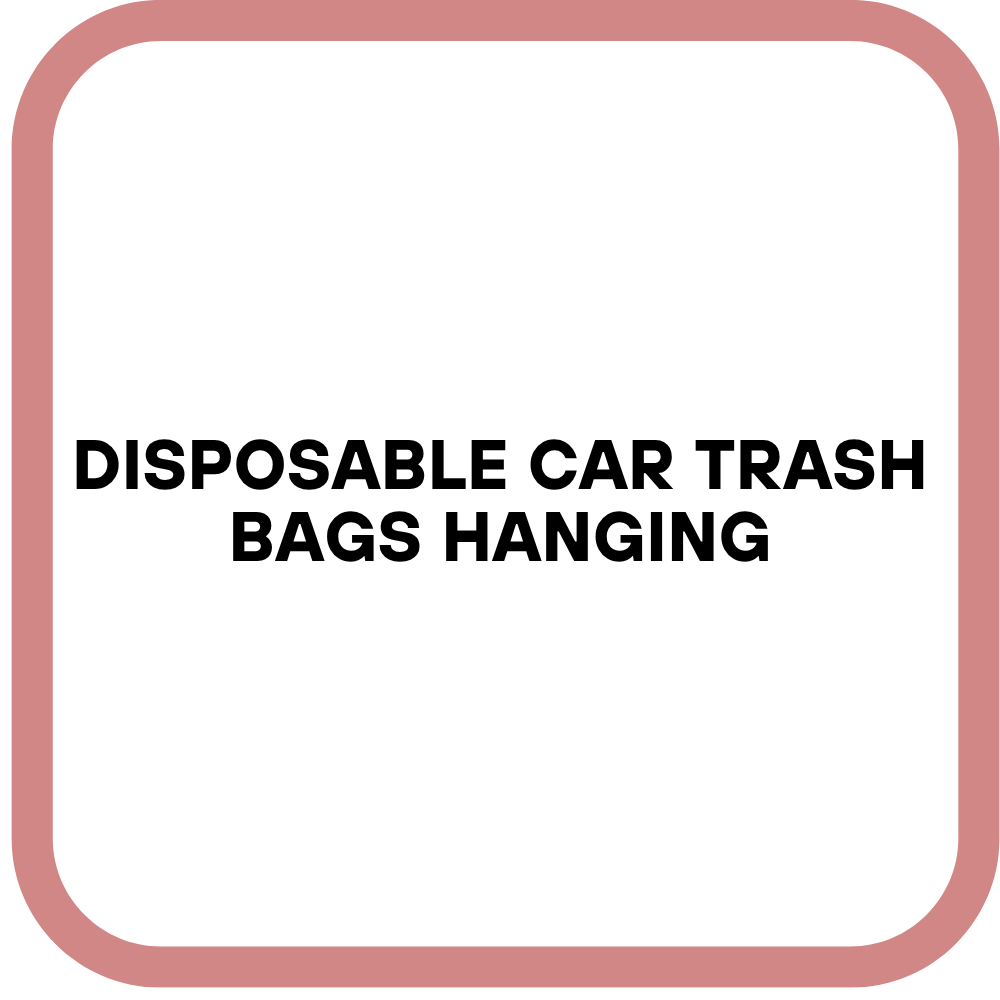 Disposable Car Trash Bags Hanging