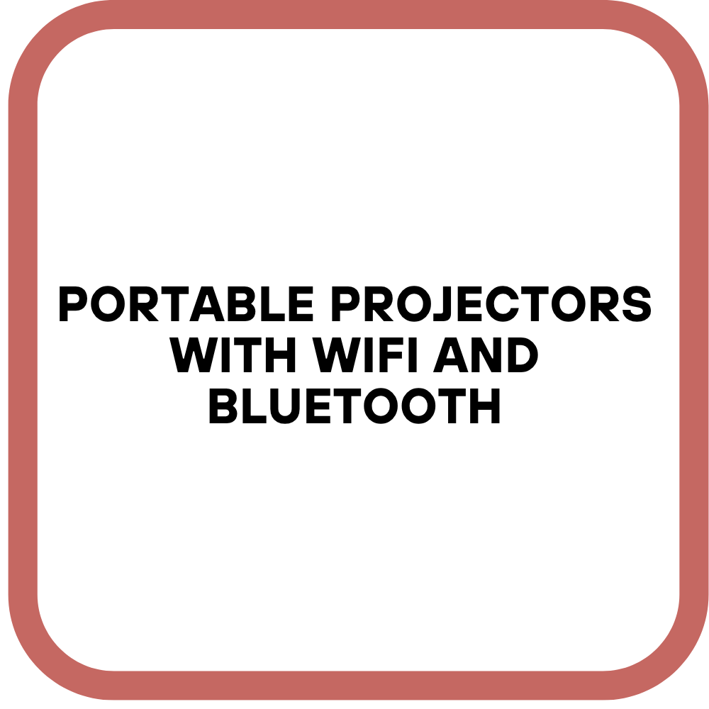 Portable Projectors with Wifi and Bluetooth