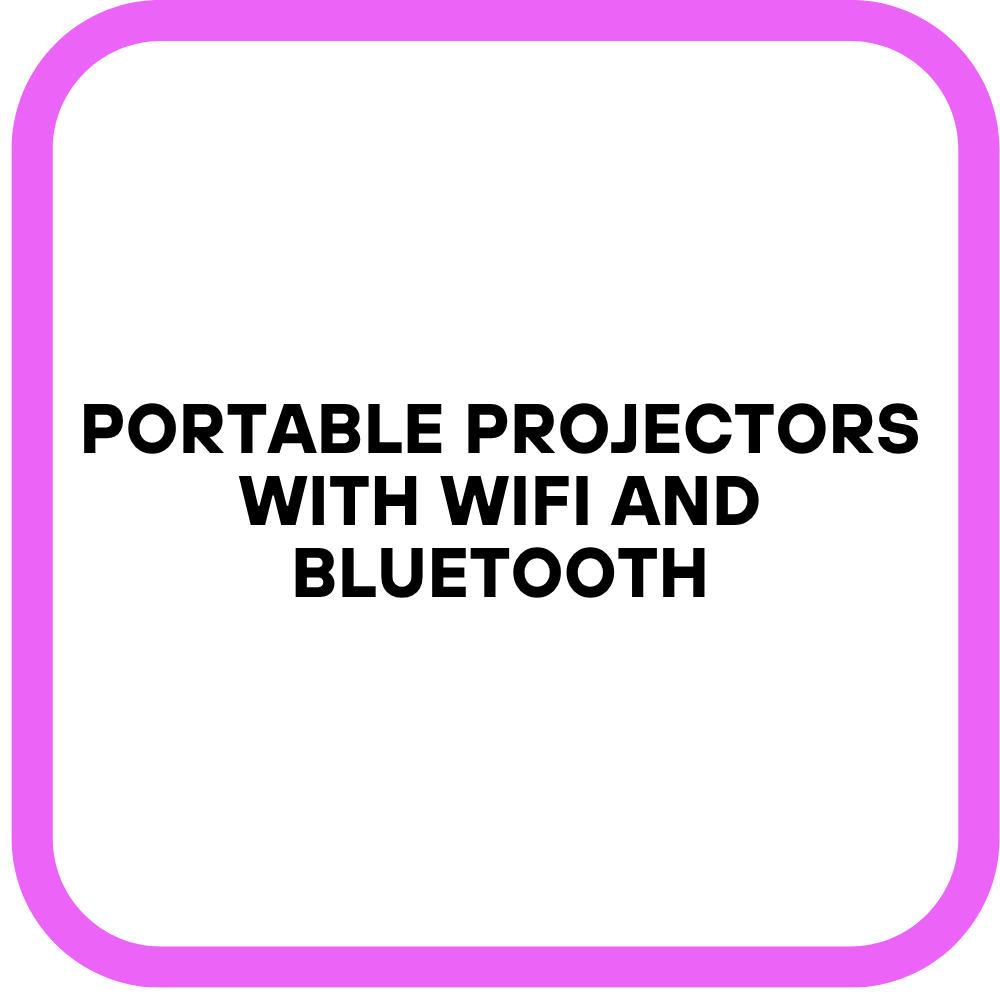 Portable Projectors with Wifi and Bluetooth