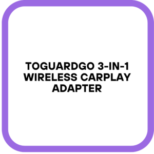TOGUARDGO 3-in-1 Wireless Carplay Adapter