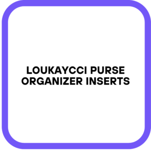 LOUKAYCCI Purse Organizer Inserts