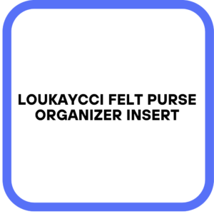 LOUKAYCCI Felt Purse Organizer Insert
