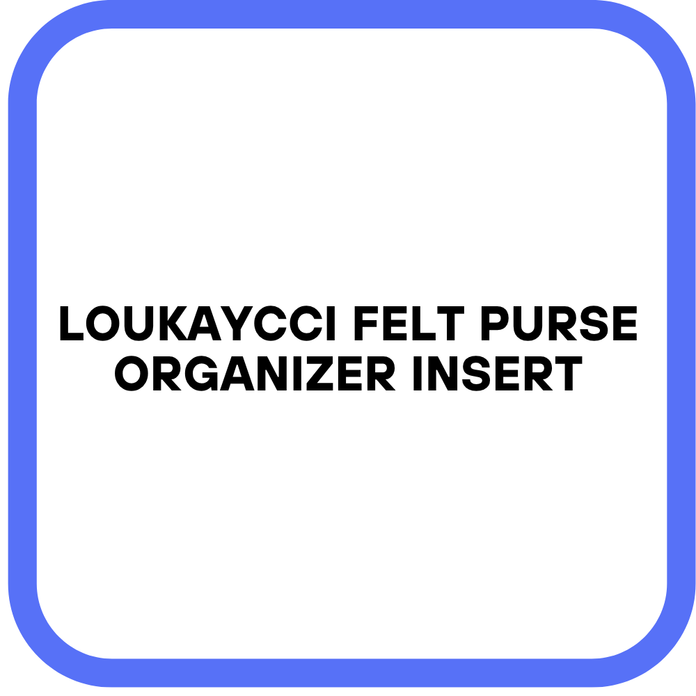 LOUKAYCCI Felt Purse Organizer Insert