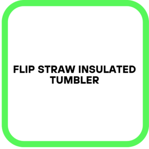 Flip Straw Insulated Tumbler